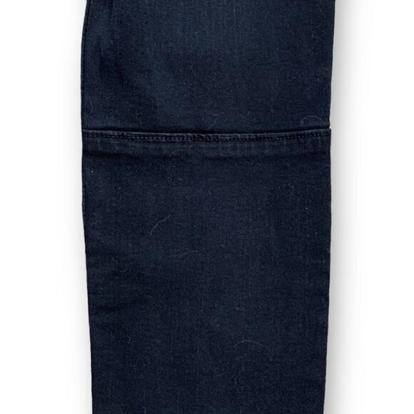 Abercrombie & Fitch High Rise Super Skinny Jeans Black Denim Button Fly Moto - Picture 7 of 12